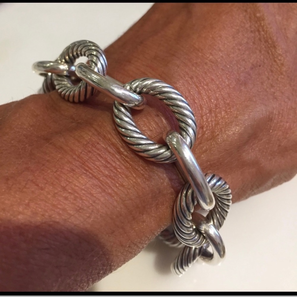 Authentic David Yurman Oval Link Bracelet
